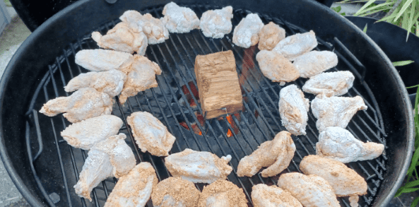 chefstemp chicken pieces on the grill