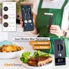 Wireless meat thermometer with smartphone app for precise cooking control.