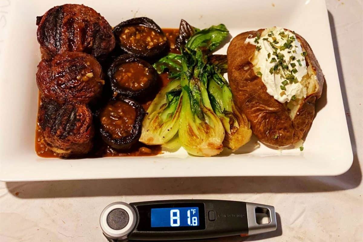 How to cook RibEye Cap Steak with Mushrooms Recipe ChefsTemp