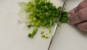 Chefstemp-chopped green onion