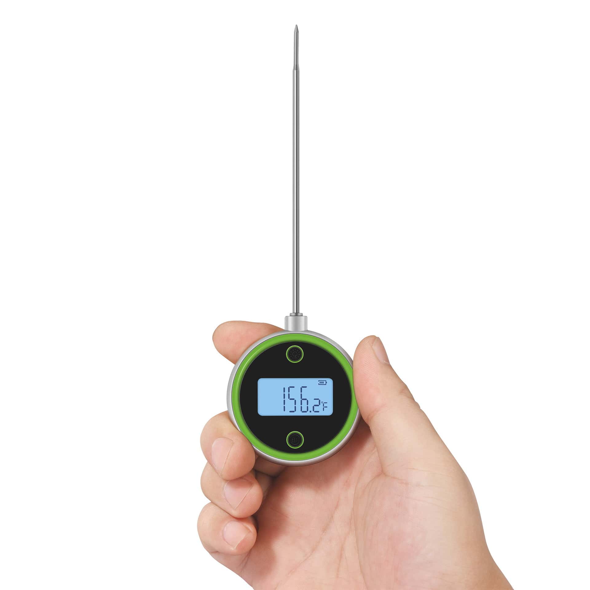 AvaTemp 4 3/4 Digital Pocket Probe Thermometer with Rubber Boot