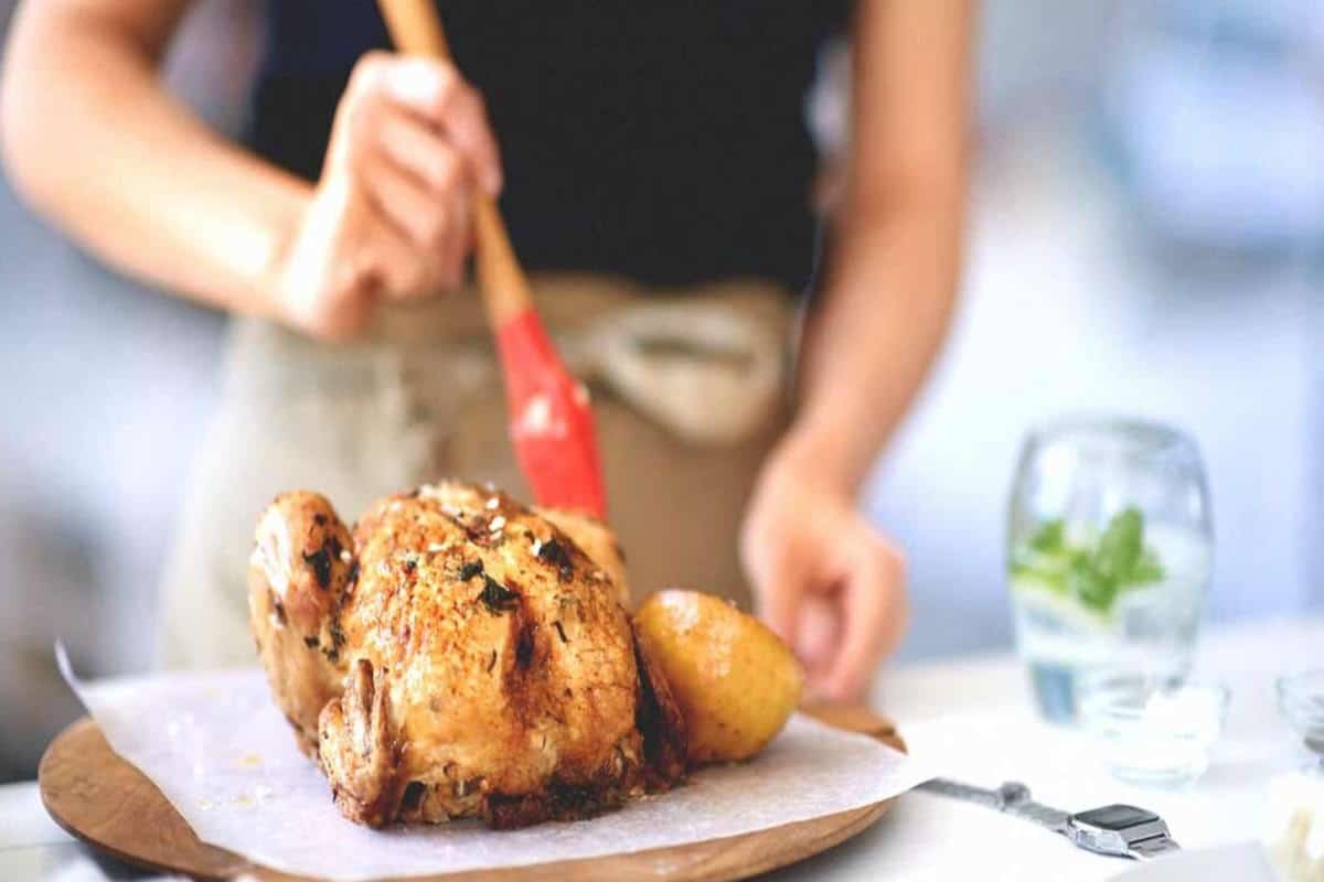 Chicken dish; what is the right cooked temp of chicken?