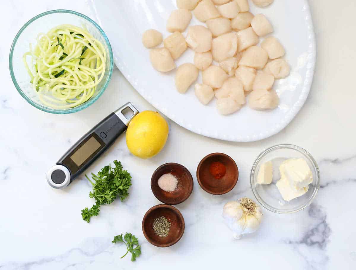 chefstemp ingredients lemon butter scallops