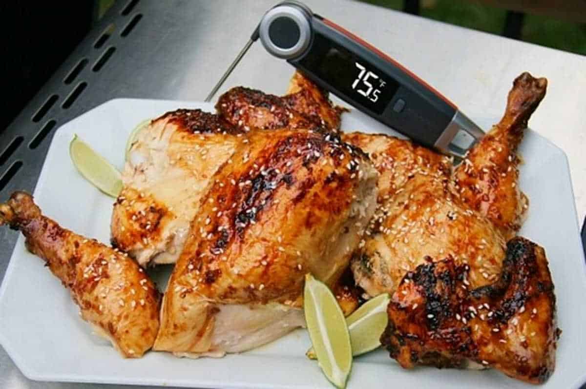 Take the guesswork out of food prep with this digital meat thermometer