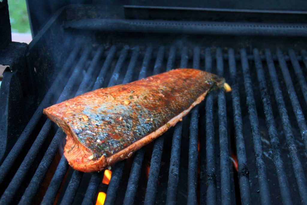 Chefstemp Salmon On Grill