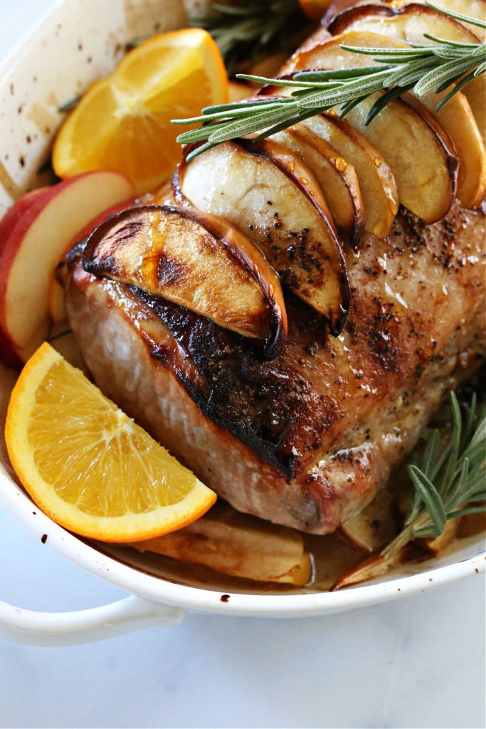 chefstemp roasted apple pork loin