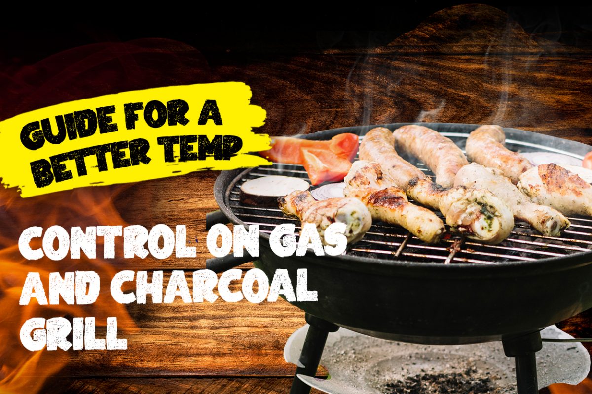 Gas and charcoal grill temperature control tips. ChefsTemp