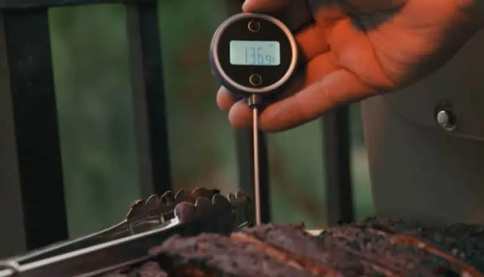 Using Meat Thermometer When Cooking Pork