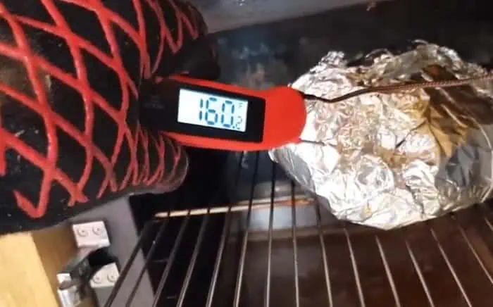 determine the internal temperature of the meat