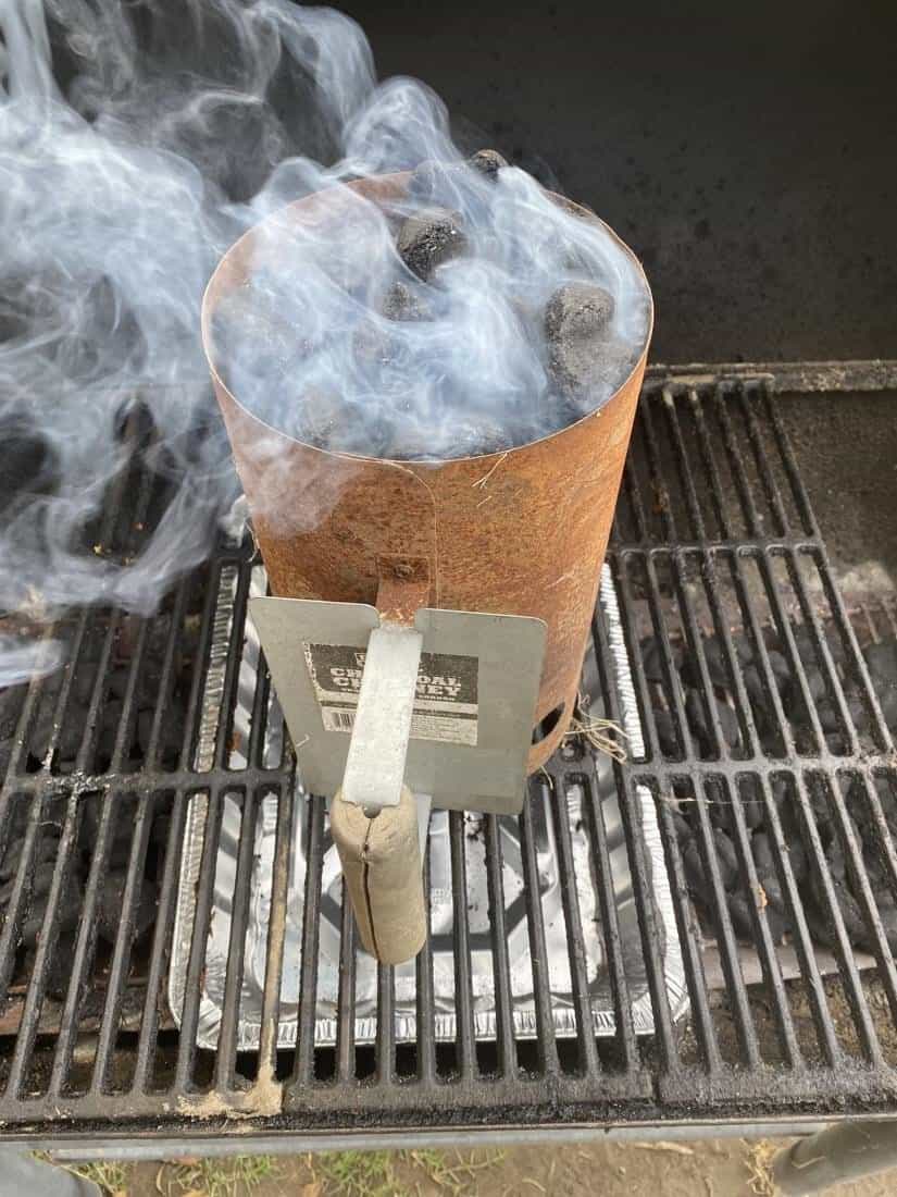 Setting up your grill to cook a turkey Setting up your grill to cook a turkey