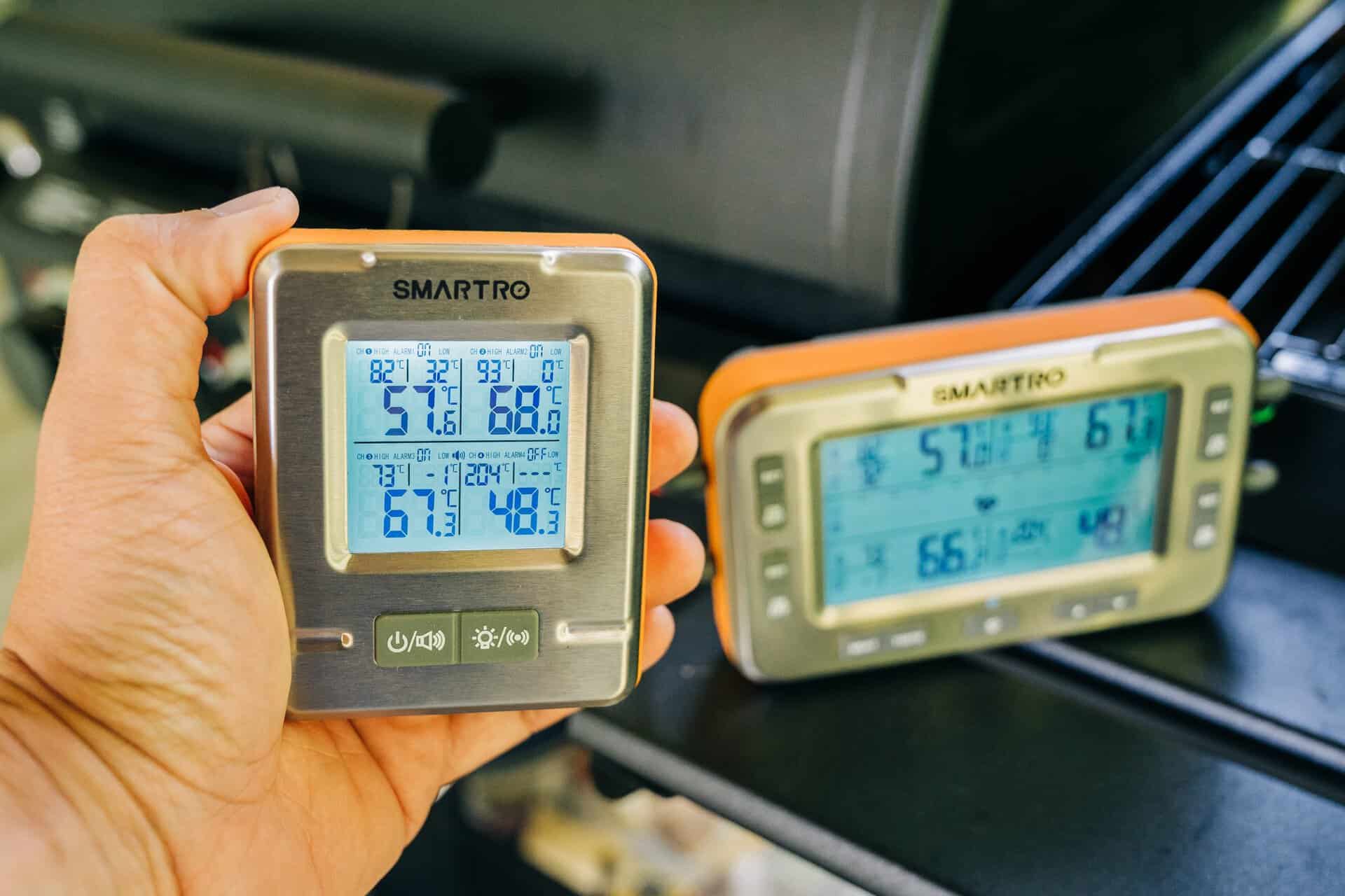 SMARTRO X50 Wireless Meat Thermometer 4 Probes 500ft Long Range – Meat  Thermometers and Outdoor Thermometers