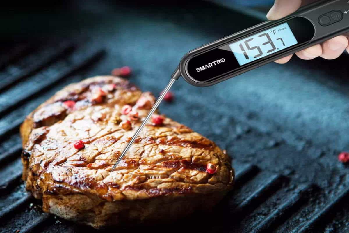 Infrared cooking thermometer