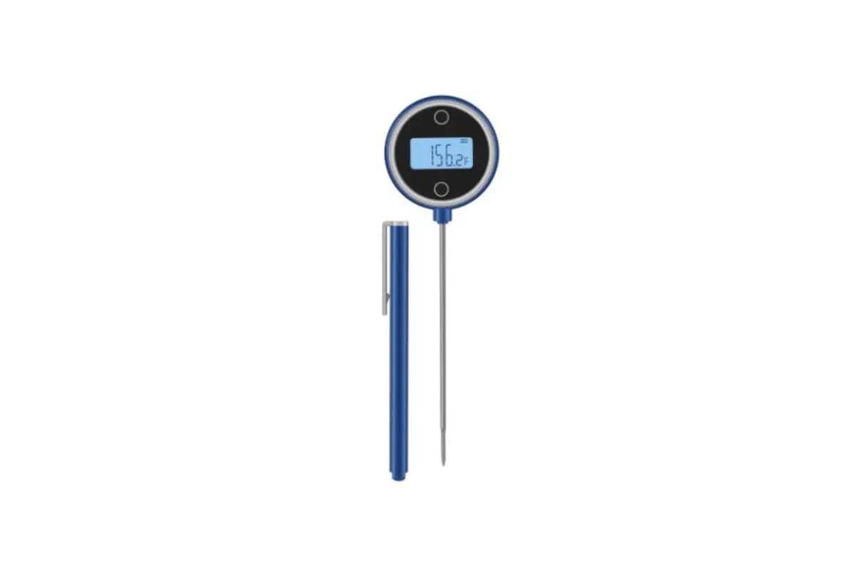 Accurate digital thermometer with quick response time.