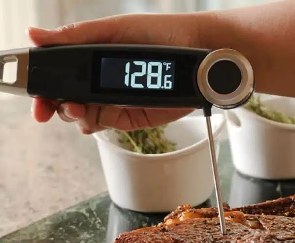Use an instant read thermometer the same way as any other thermometer.