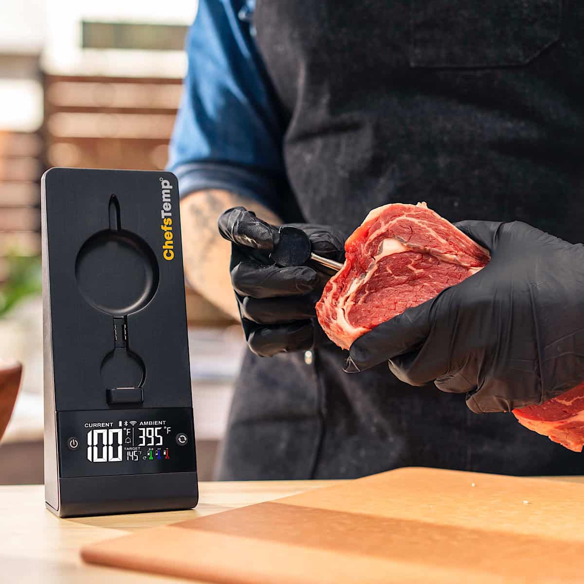 ChefsTemp ProTemp Plus Wireless Meat Thermometer Wi-Fi and Bluetooth