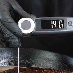 Chefstemp thermometer's large, backlit digital display