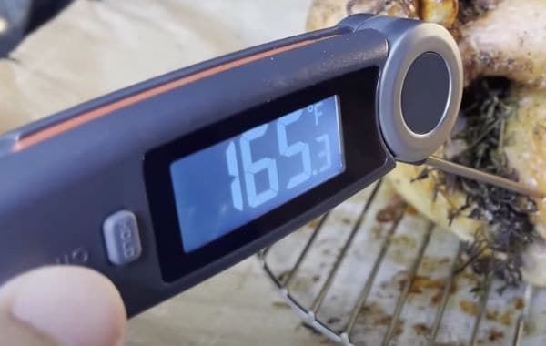 Digital instant read meat thermometer.