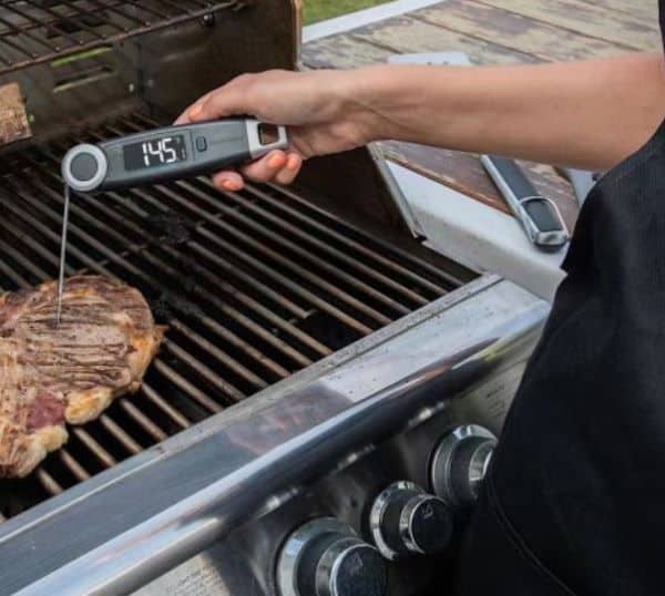 Beyond the Guesswork: Precision Cooking Perfected 5 Use of meat thermometer in grilling.
