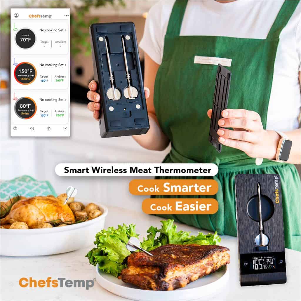 ProTemp 2 Plus Wireless Meat Thermometer | ChefsTemp