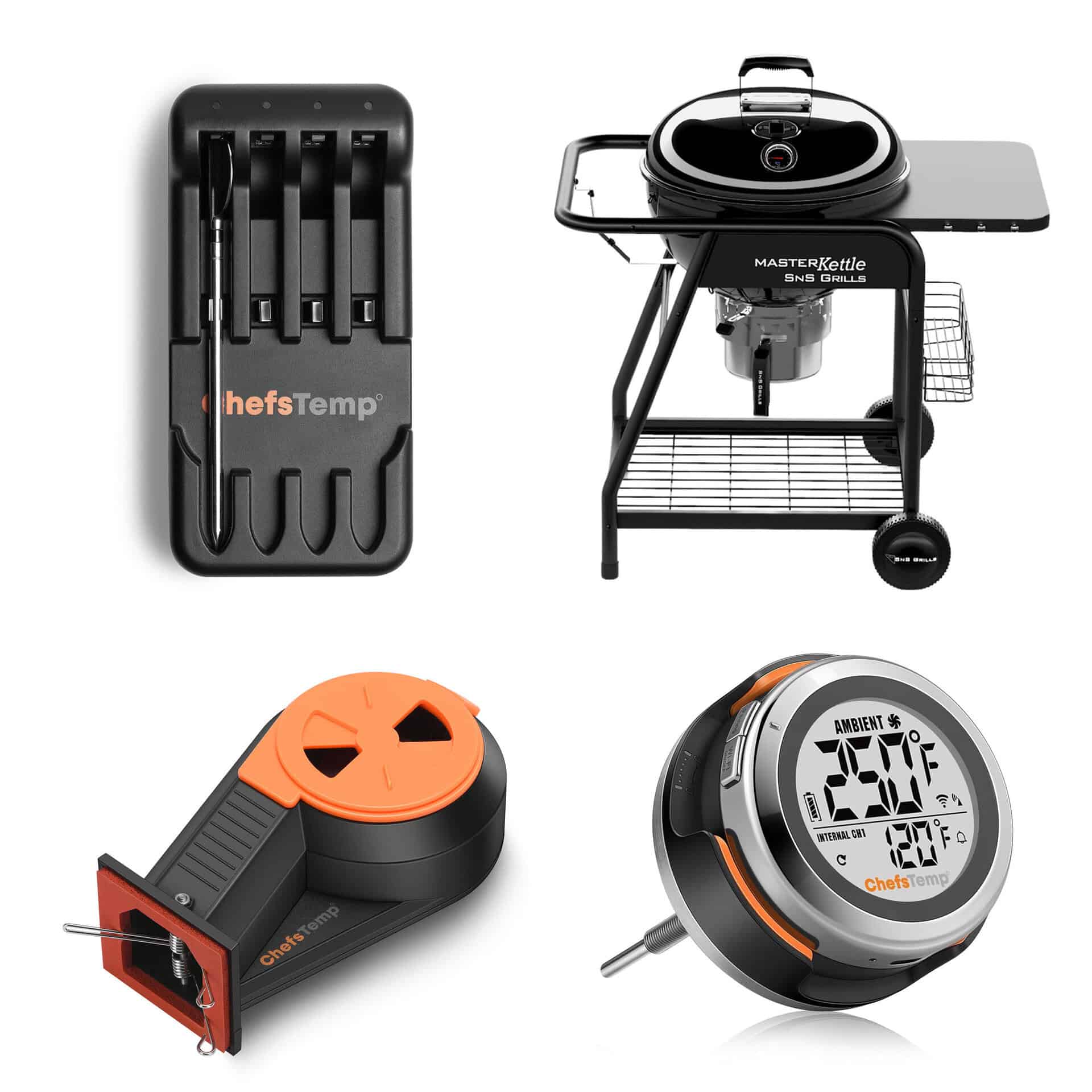 ProTemp S1 Wireless Automation System for Slow 'N Sear (SNS) Grill Upgrade 19 SNS bundle