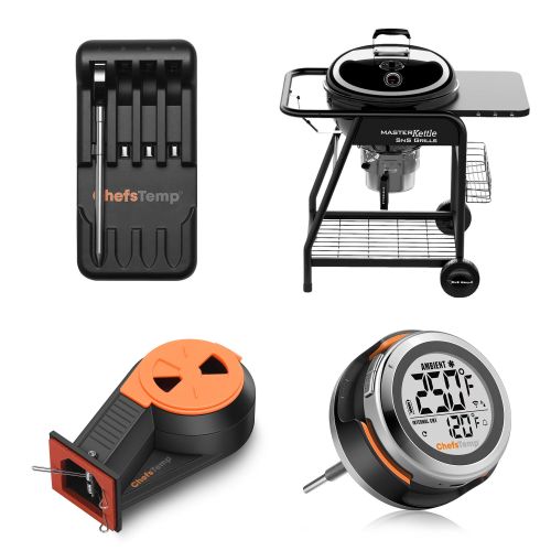Wireless BBQ thermometer and grill set with advanced tools for precise temperature control at https://www.chefstemp.com.