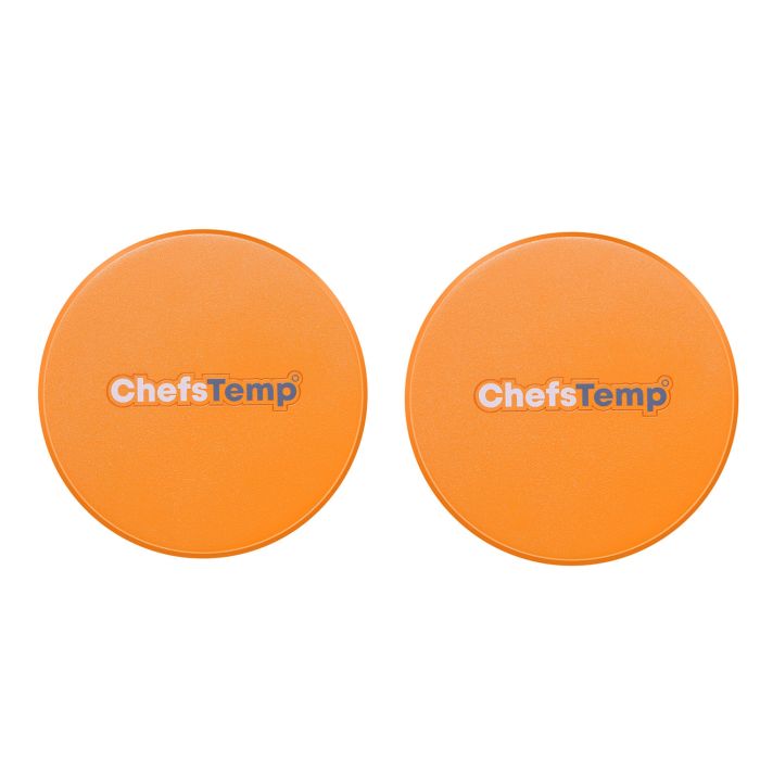 Wireless grilling thermometer probes for precise temperature monitoring.