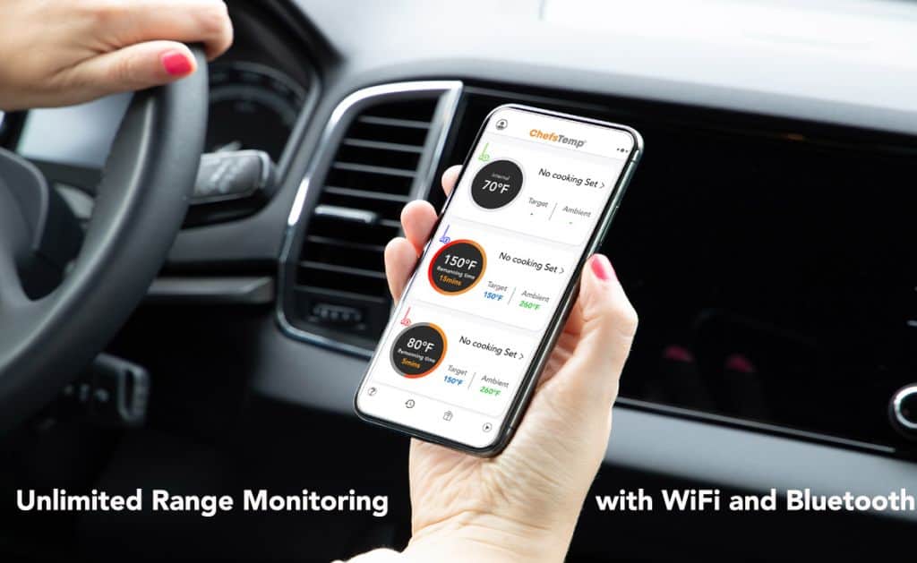 Unlimited Range Monitoring with WiFi and Bluetooth