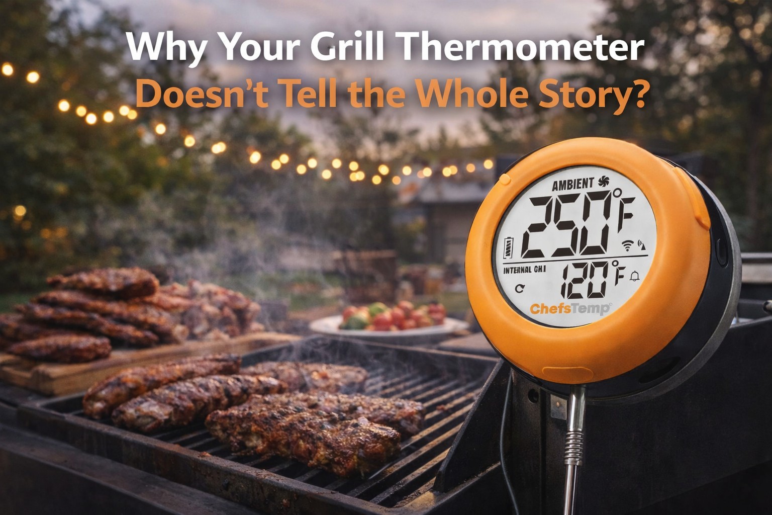 Grill thermometer doesn't tell the whole story