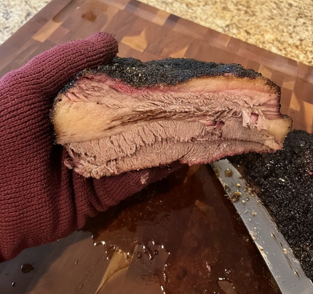 Brisket made by Primo XL