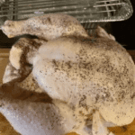 Raw chicken ready for cooking, fresh and prepped for culinary use.