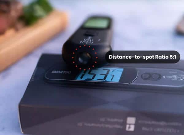infrared thermometer for grilling temperature range