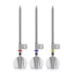 ChefsTemp 2nd-Gen Probe with Probe Clip and Rings