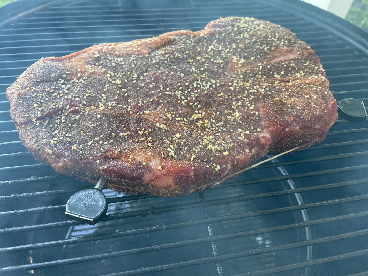 Chuck Roast on the Smoker