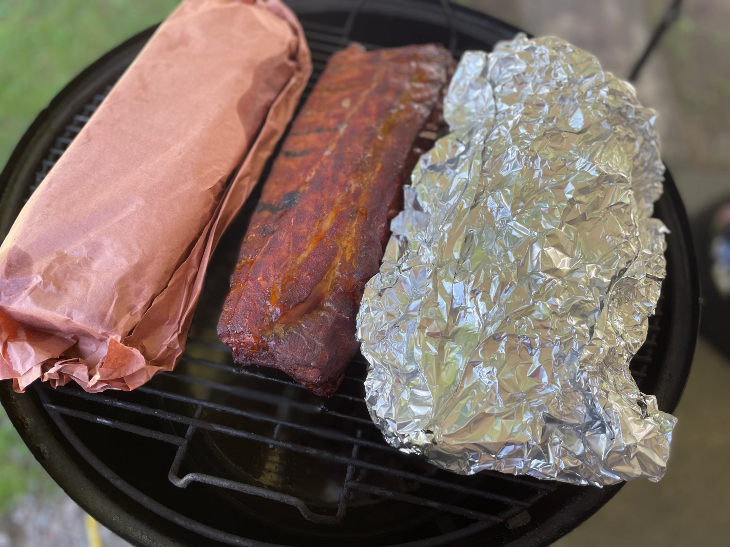 Three Racks on the Smoker