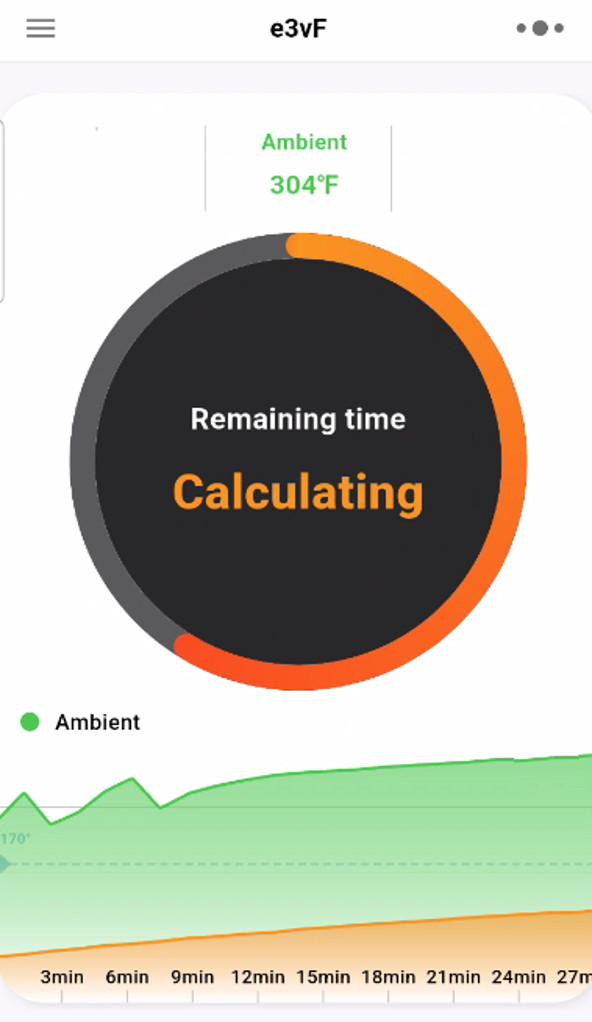 Watch Temp Change from ChefsTemp App