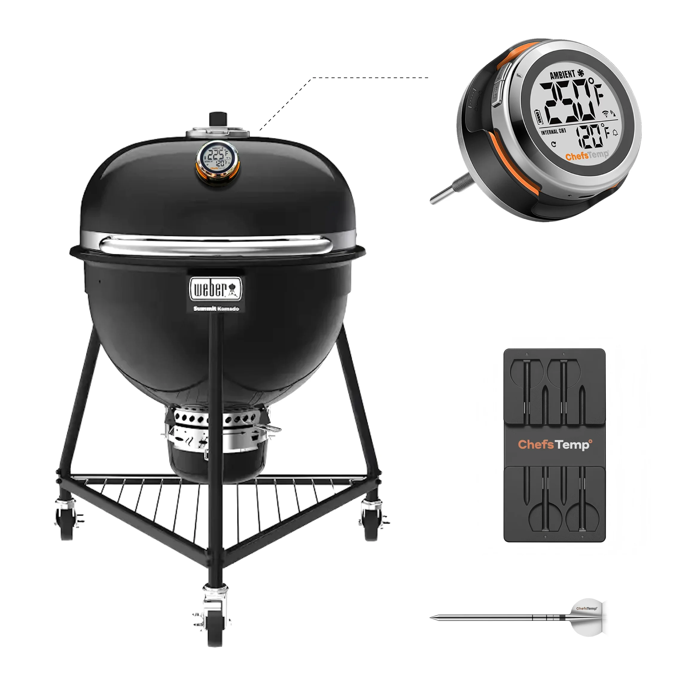 Weber-Summit-Kamado-E6 S1 Bundle for Weber Summit Kamado E6 Grill - Image 1